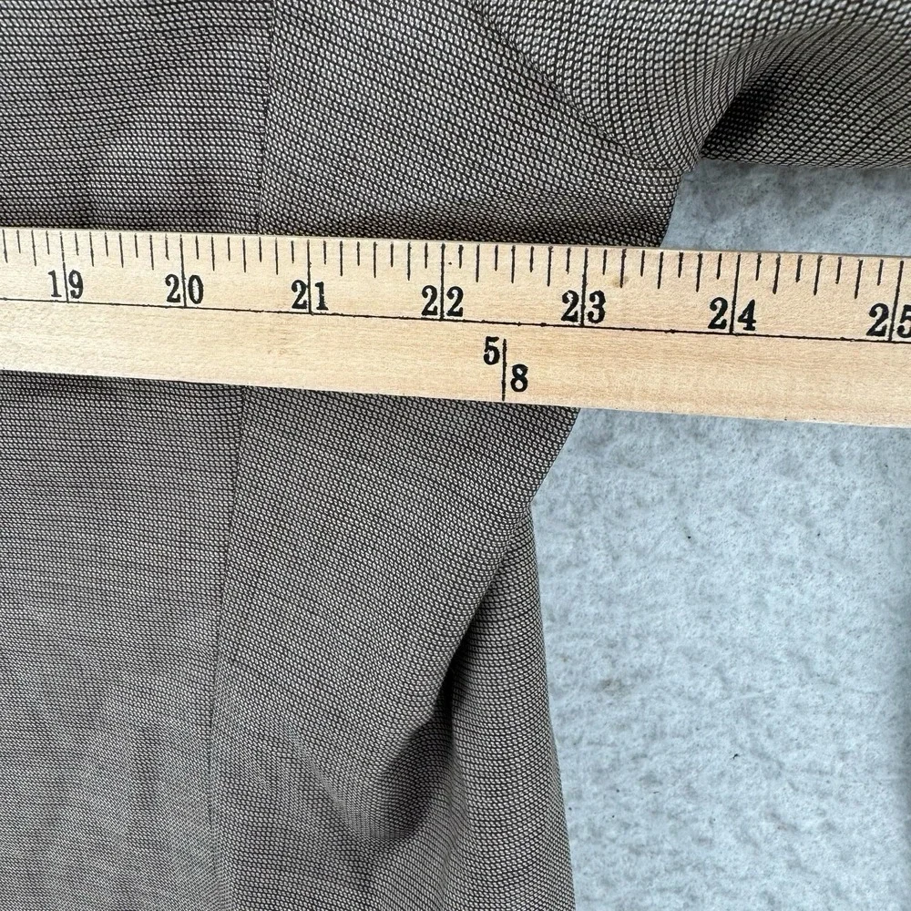 Stafford Coat Jacket Mens 44L Merino Wool Brown Suit‎ Super 100s 3 Button NEW